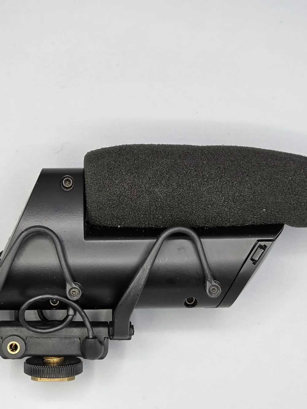 Shure Black Shotgun Microphone with Foam Windshield